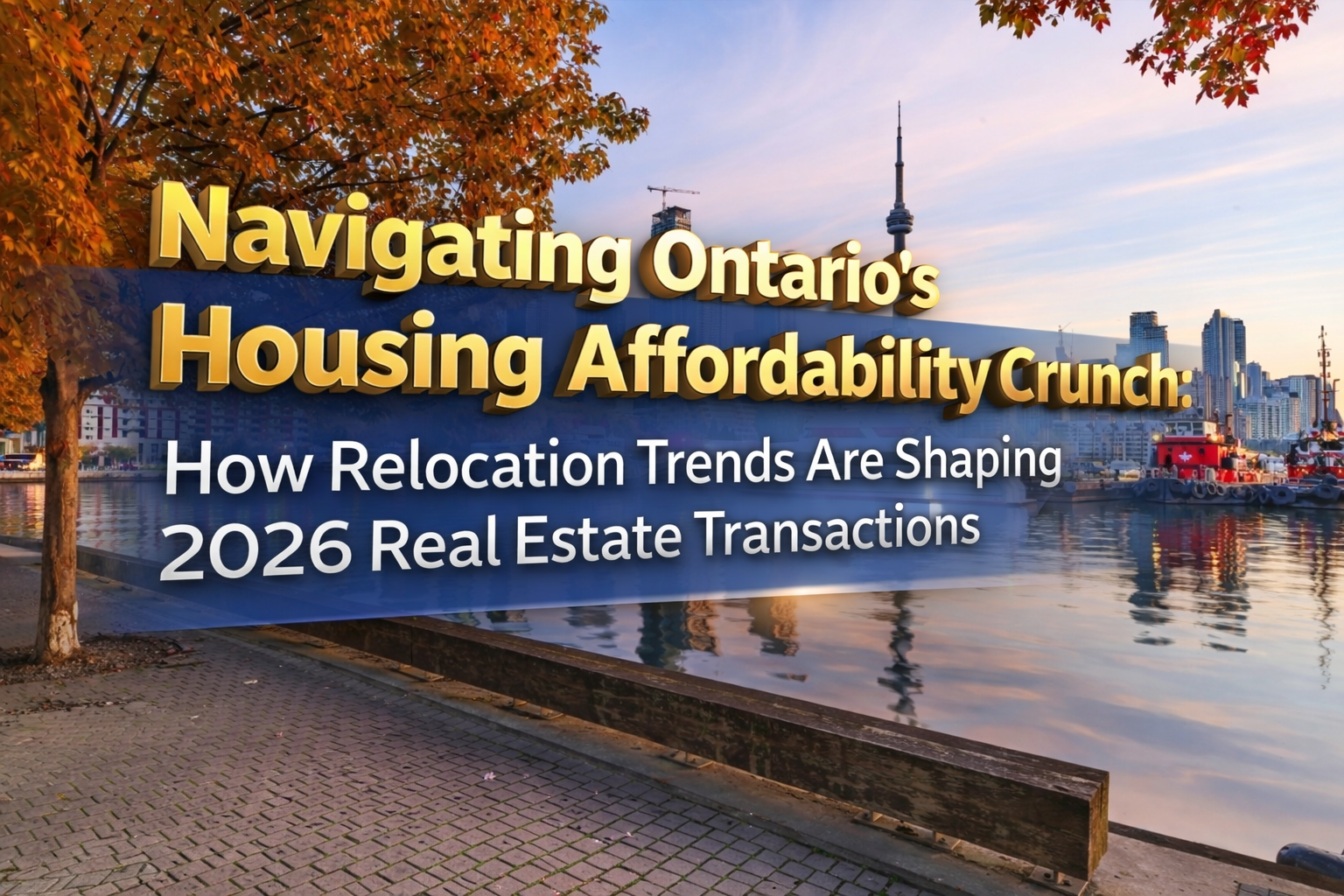 Navigating Ontario’s Housing Affordability Crunch: How Relocation Trends Are Shaping 2026 Real Estate Transactions